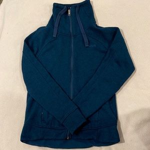 Womens Avalanche Size S Fleece Lined Funnel Neck Full Zip Sweater Jacket